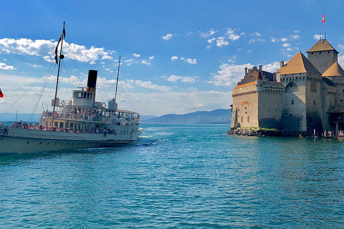 chillon castle boat montreux