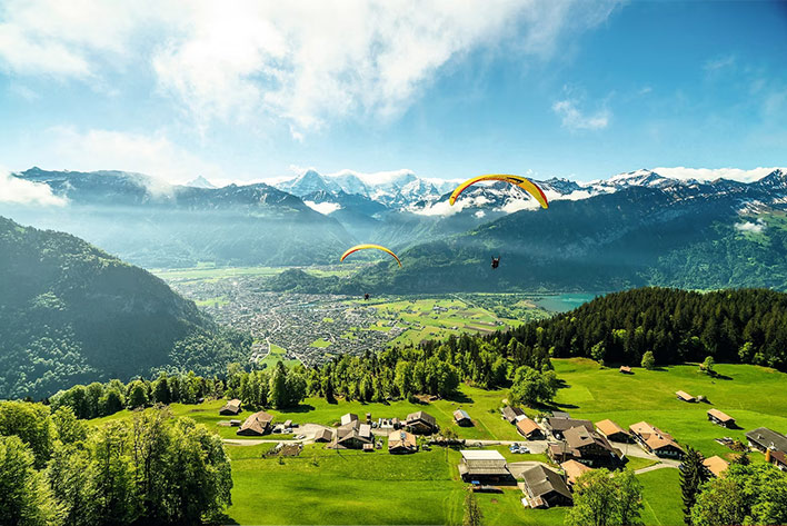 Nature in Interlaken Switzerland