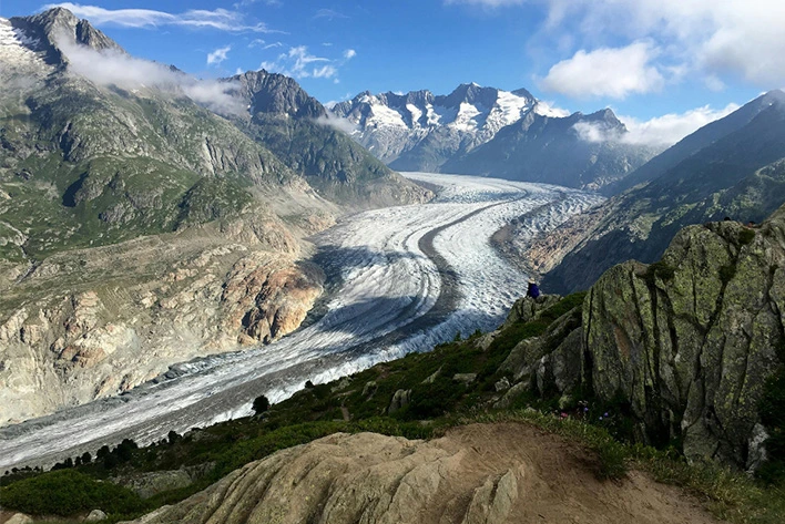 The Jungfrau Aletsch in Switzerland