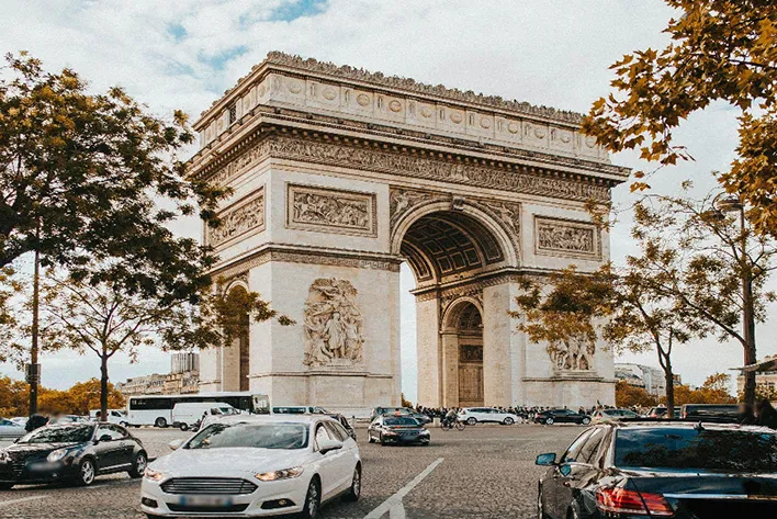 The Grandeur of the Arc de Triomphe in Paris